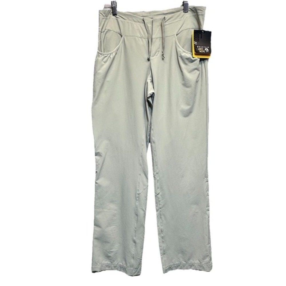 Mountain Hardwear Petralla Pant Women 6/32 Khaki Green Stretch Hiking Adjustable